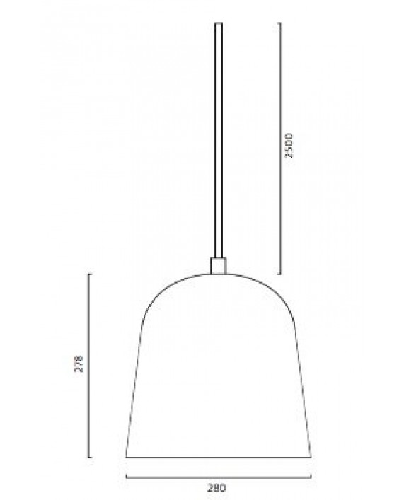 Zero Convex Large Pendant Lamp